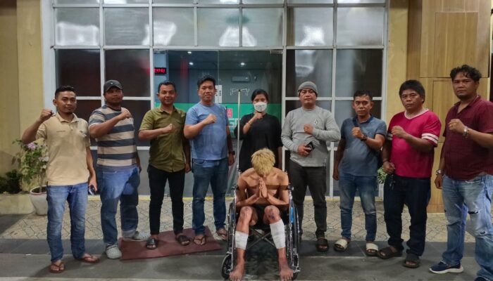 Personel Reskrim Polsek Medan Tembung, Lumpuhkan Residivis Spesialis Jambret Dengan Timah Panas