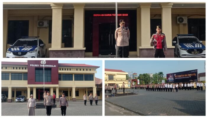 Pimpin Apel Jam Pimpinan, Wakapolres Tanjungbalai Tekankan Kedisiplinan Personel