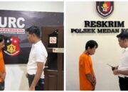 Polsek Medan Kota Tangkap Dua Maling Sepeda Motor di Jalan Mahkamah