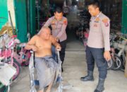 Kapolres Tanjungbalai Bantu Kursi Roda untuk Warga Disabilitas