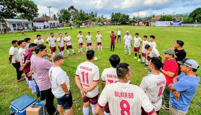 BRI Padangsidimpuan Tahan Imbang Lapas 1-1 dalam Laga Sepak Bola