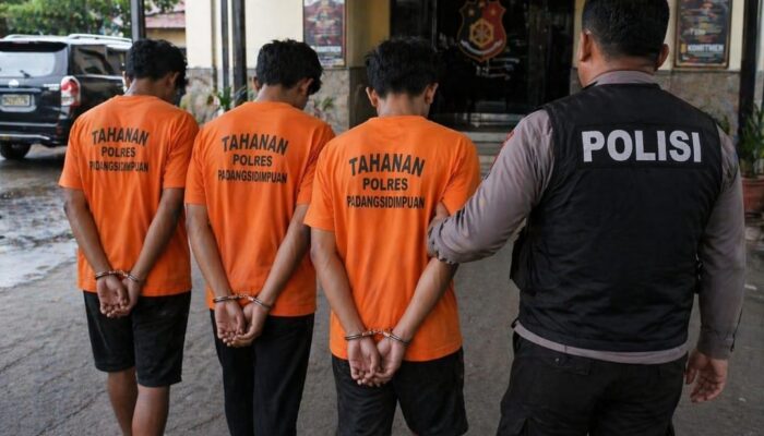 Beraksi di Kos-kosan, Tiga Pelaku Curanmor Dibekuk