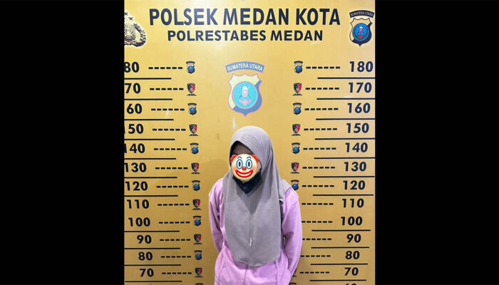 Polsek Medan Kota Ringkus Seorang Wanita Terduga Pelaku Pengancaman