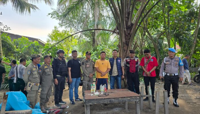 Polres Tanjungbalai dan Tim Gabungan Grebek Sarang Narkoba