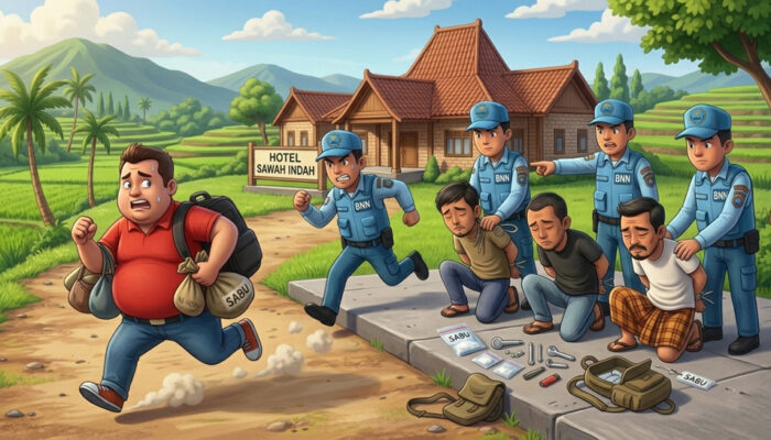 ‘Nyanyian’ 3 Pria Tangkapan BNN Bikin GS Kabur dan Siapkan Upeti ‘Tolak Panjat’