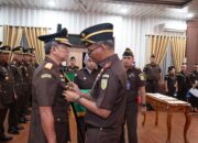 Wakajati, Aspidum Dan 7 Kejari Dilantik. Kajatisu ”Tegakkan Hukum, Jangan Ada Yang Menyalahgunakan Wewenang