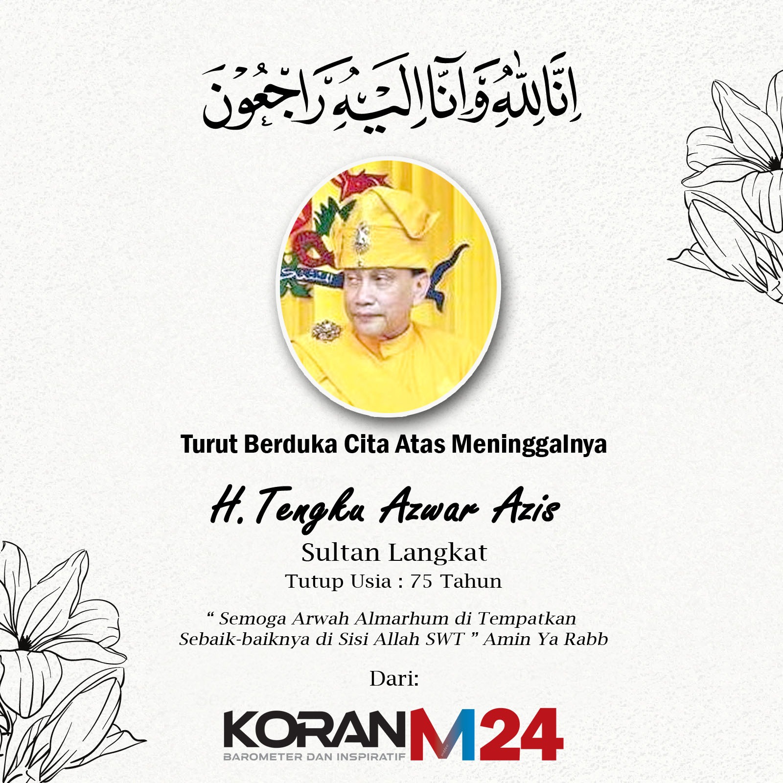 Selamat Sukses Terbitnya KoranM24