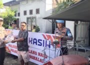 Wujud Kepedulian Polri, Polsek Sei Tualang Raso Gelar Minggu Kasih dan Berbagi Sembako