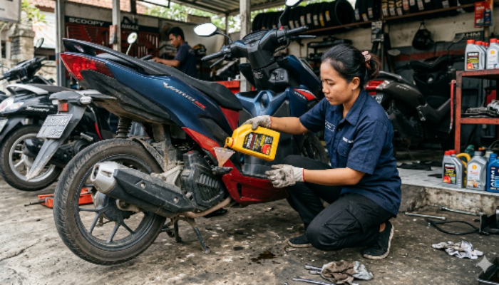 Masyarakat Menjerit, Harga Oli Sepeda Motor Melambung Tinggi