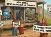 Para Suami Jarang Pulang, Emak-emak Desa Rambai Siap Demo Ke Lokasi Judi Dadu Putar Dan Tembak Ikan