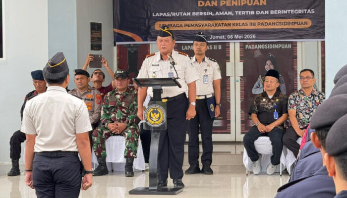 Lapas Padangsidimpuan Komit Bersih dari Hp Ilegal, Narkoba dan Penipuan