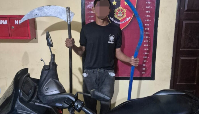 Polresta Deli Serdang Bersama Polda Sumut Gagalkan Aksi Tawuran Geng Motor Bersajam