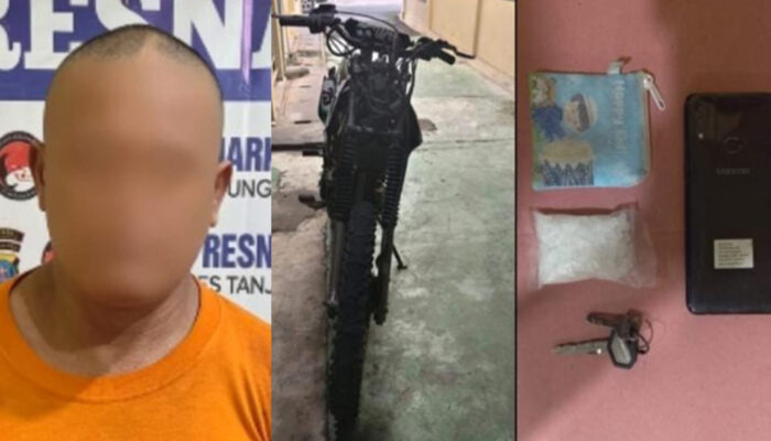 Pria Paruh Baya Kantongi Sabu Ditangkap