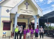 Polres Tanjung Balai Amankan Gereja Ibadah Minggu