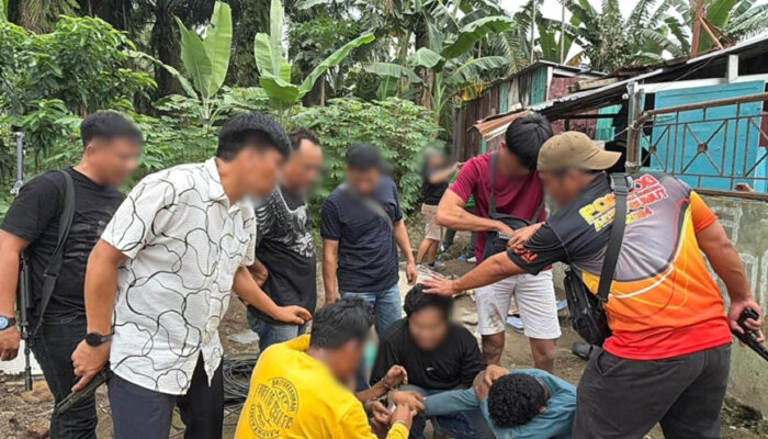 Grebek Lapak Narkoba dan Judi di Kutalimbaru, Kodim 0204/DS Amankan 6 Orang