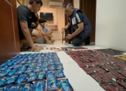 Polrestabes Medan Grebek Apartemen Gudang Penyimpanan Vape Narkoba di Medan Area