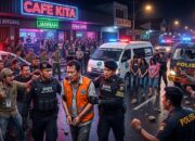 Kades Rumah Lengo, Kecamatan STM Hulu, Diamankan Petugas BNN- Kabupaten Deli Serdang, Dari Dalam Cafe
