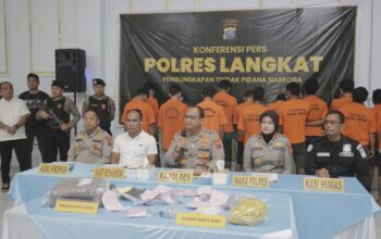 Operasi Antik Toba 2026, Polres Langkat Ungkap 33 Kasus Narkoba dan Amankan 35 Tersangka
