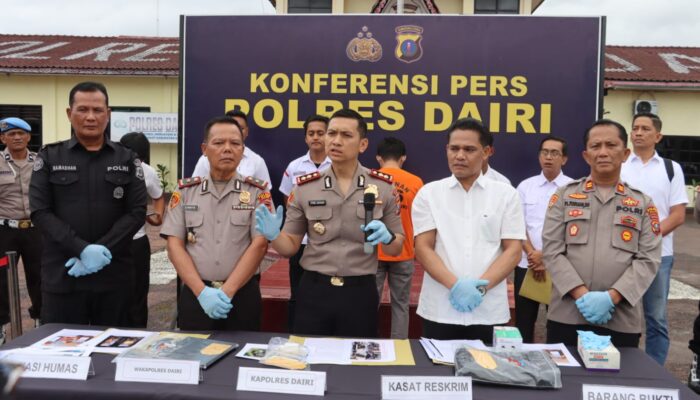 Polres Dairi, Bongkar Rekayasa Laporan Korban Begal, Uang Rp297 Juta, Ternyata Digunakan Tersangka Main Judol
