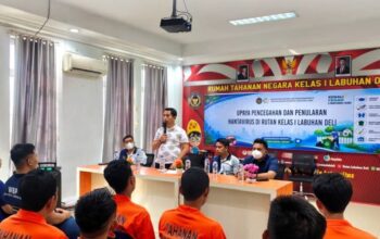 Rutan Klas I Labuhan Deli Sosialisasi Kesehatan Warga Binaan Cegah Penyebaran Hantavirus