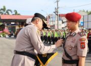 Kapolresta Deli Serdang Pimpin Sertijab Kasat Reskrim Dan Dua Kapolsek 