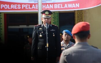 Polres Pelabuhan Belawan Upacara Peringatan Hari Lahir Pancasila 2026