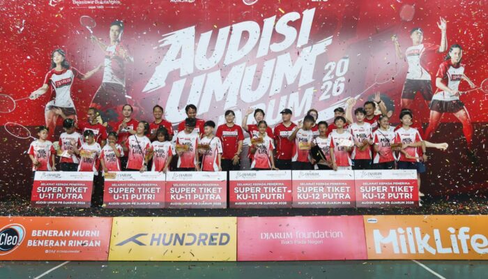 AUDISI UMUM PB DJARUM 2026 – PEKANBARU. Sumatera Cetak Harapan Baru Bulutangkis Lewat 15 Atlet Muda Peraih Super Tiket 