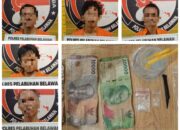 Sat Narkoba Polres Pelabuhan Belawan Tangkap 1 Pengedar dan 4 Pengguna Shabu di Labuhan Deli
