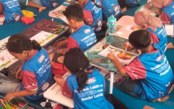 Indomaret Kolaborasi SGM eksplor Bersama Nawila, Gelar Lomba Mewarnai Tingkat Peserta Sekolah Dasar di Medan