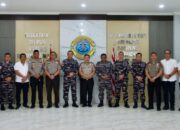 Kapolres Pelabuhan Belawan Silaturahmi ke Kodaeral I Belawan, Perkuat Sinergitas Antar Instansi