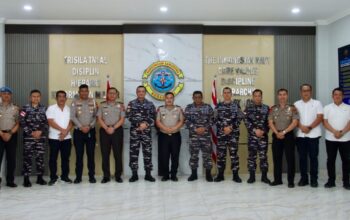 Kapolres Pelabuhan Belawan Silaturahmi ke Kodaeral I Belawan, Perkuat Sinergitas Antar Instansi