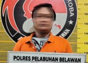 Sat Narkoba Polres Pelabuhan Belawan Tangkap Residivis Pengedar Sabu