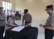 Kapolresta Deli Serdang Pimpin Sertijab Kabag Log dan Tiga Kapolsek