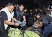 Tabrak Mobil Pelaku, Satresnarkoba Polrestabes Medan Berhasil Gagalkan Pengiriman 93 Kg Ganja