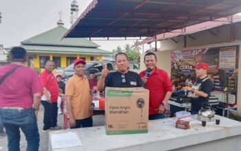 Rayakan HUT ke-81 RI, Jurnalis Medan Utara Gelar Domino Ceria di Mapolsek Medan Labuhan