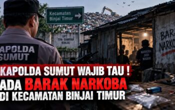 Kapolda Sumut Wajib Tau ! Ada Barak Narkoba Di Kecamatan Binjai Timur
