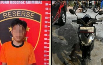 Dalam Waktu 3 Jam, Tim URC Tangkap Pelaku Pencurian Sepeda Motor