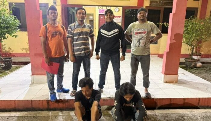 Bandar Tak Ketangkap, Dua Pria Pecandu Sabu Dibekuk Polsek Pagar Merbau