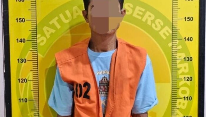 Bawa Sabu.Warga Tanjung Morawa Ditangkap Sat Resnarkoba Polresta Deli Serdang