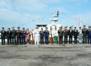 703 PRAJURIT, GETARKAN DERMAGA BELAWAN: TNI KUAT BERSAMA RAKYAT