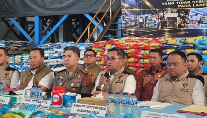 Bareskrim Polri dan Polda Sumut Ungkap Dugaan Kecurangan Beras Fortifikasi, Produksi Capai Rp14,1 Miliar
