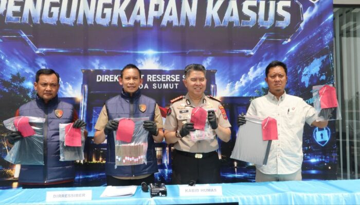 Ditressiber Polda Sumut Bongkar Jaringan Judi Online, Dua Orang Jadi Tersangka