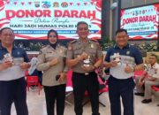 HUT ke-75 Humas Polri, Polda Sumut Tebar Kepedulian Lewat Aksi Donor Darah