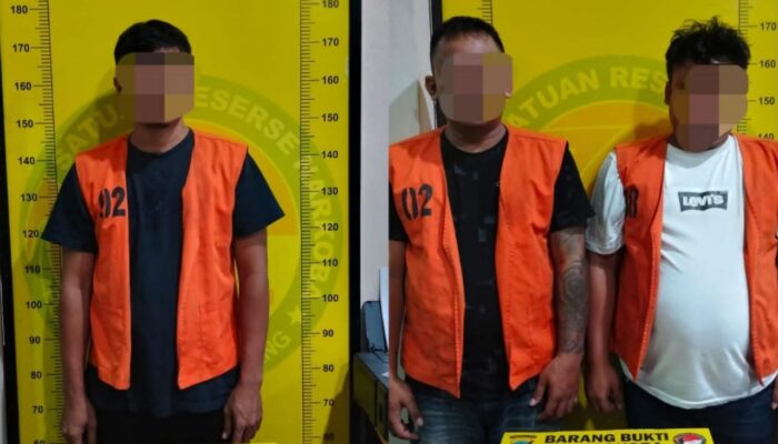 OSN di Kecamatan Tanjung Morawa, Satnarkoba Polresta Deli Serdang Ringkus 3 Pengedar