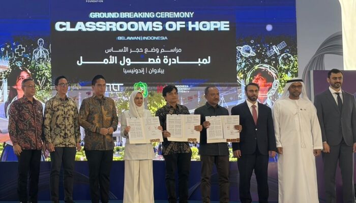 Pelindo, DP World Foundation, dan Pemkot Medan Berkolaborasi Bangun Sekolah untuk Anak-anak Belawan