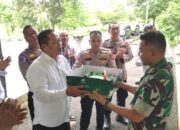 Perkuat Sinergitas TNI-Polri, Polresta Deli Serdang Beri Surprise HUT Ke-81 TNI