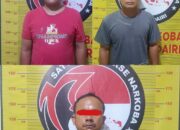 Polres Dairi, Amankan Tiga Pria dan Sejumlah Barang Bukti Dalam Operasi Sarang Narkoba di Sidikalang