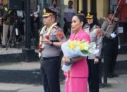 Polresta Deli Serdang Gelar Upacara Farewell Parade Serah Terima Jabatan Kapolresta Deli Serdang
