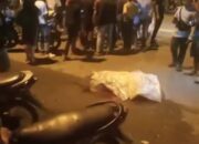 Sepeda Motor Tabrak Pejalan Kaki. 1 Tewas Ditempat 1 Kritis